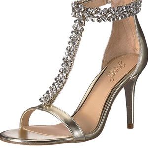 Badgley Mischka jewel bridal shoes size 8 NIB